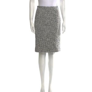 Dolce & Gabbana Tweed Pattern Knee-Length Skirt Size: M | US6, IT42